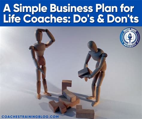 A Simple Business Plan For Life Coaches Dos Donts Coaching