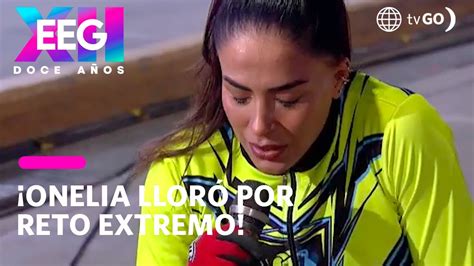 EEG 12 años Onelia Molina rompió en llanto en reto extremo HOY YouTube