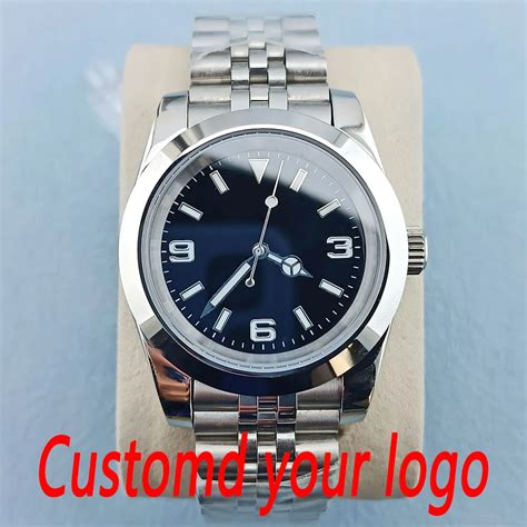 Nh35 Watch 39mm Waterproof Case Fit Nh34 Nh35 Movement 316l Stainless Steel Sapphire Glass