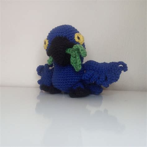 Guat A Arara Azul Amigurumi Amis Do Pantanal Elo