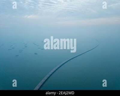 Aerial View Penang Second Bridge Stock Photo Alamy