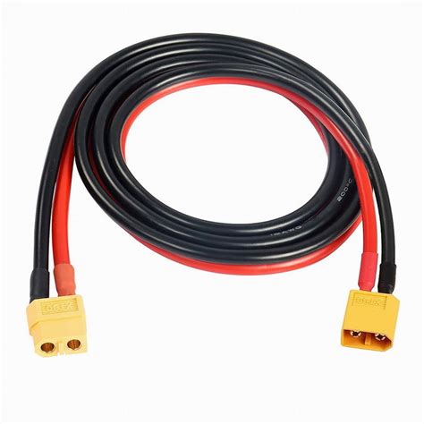 Jser Xt Male To Female Awg Extension Cable Connector For Rc Battery