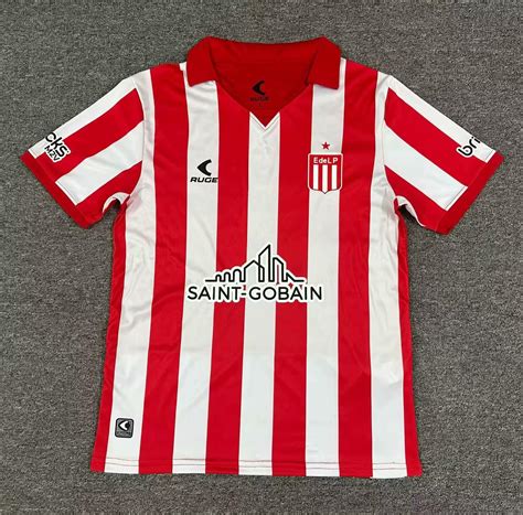 2025/26 Estudiantes de La Plata Home Red & White Thailand Soccer Jersey