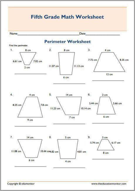 6th Grade Area And Perimeter Worksheets Mokasinhh