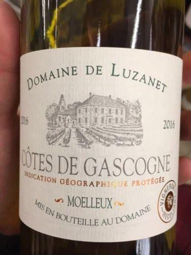 Domaine De Luzanet C Tes De Gascogne Moelleux Vivino Us