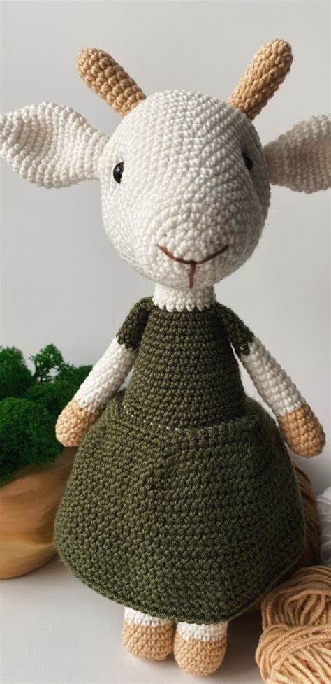 PDF Козочка Марта крючком. FREE crochet pattern; Аmigurumi toy patterns ...