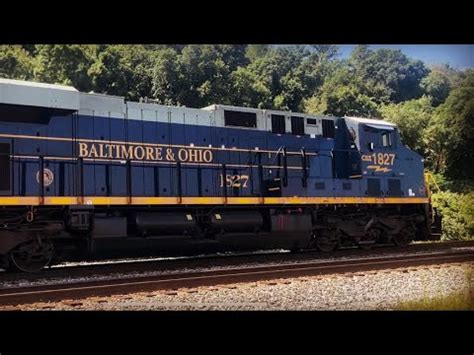 Huge M369 With The New Csx B O Heritage Unit Leading YouTube