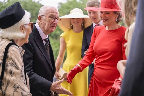 Zien De Nationale Feestdag Van België Blauw Bloed