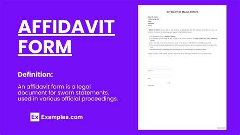 Affidavit Format Of Domicile Certificate Infoupdate Org