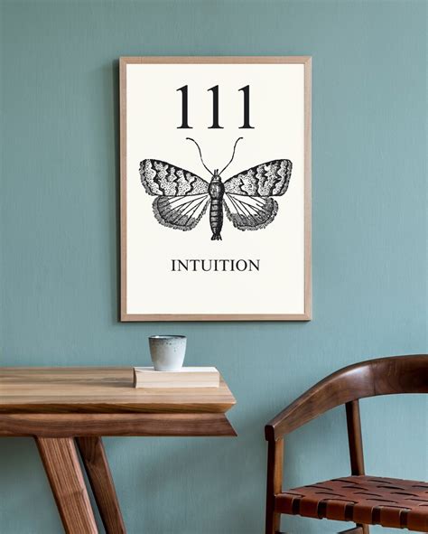 111 Angel Number Poster 111 Wall Print Angel Numbers Posters Etsy