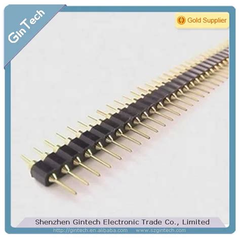 Pcs Pin Mm Single Row Pin Male Header Connector Strip