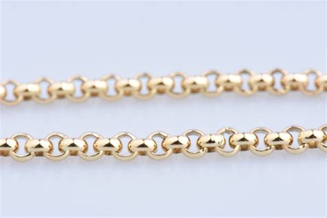 Bracelet En Or Jaune Carats Milli Mes Chaine En Maille For At