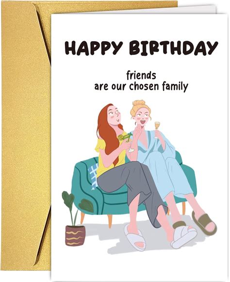 Uuefktn Best Friend Birthday Cards Funny Birthday Card For Best Female Friend