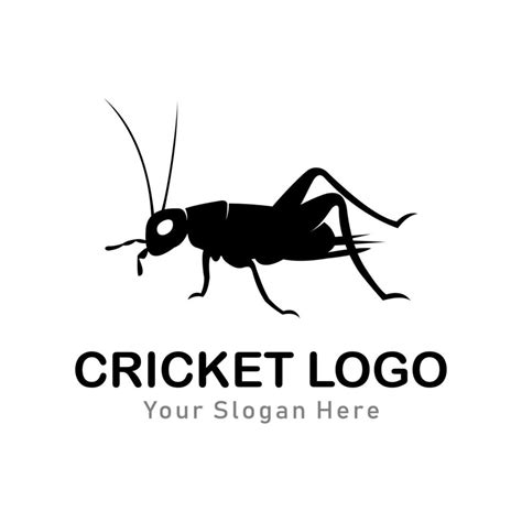 cricket insect logo 9489097 Vector Art at Vecteezy