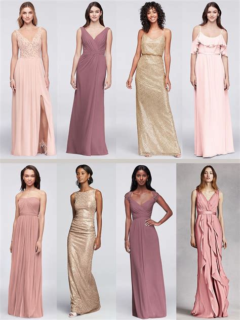 Davids Bridal Mix And Match Bridesmaids Dresses Davids Bridal