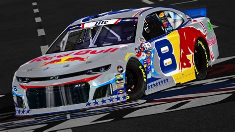 MLNCS Paint Scheme Aesthetics Patrick Rodens 8 Red Bull Chevorlet