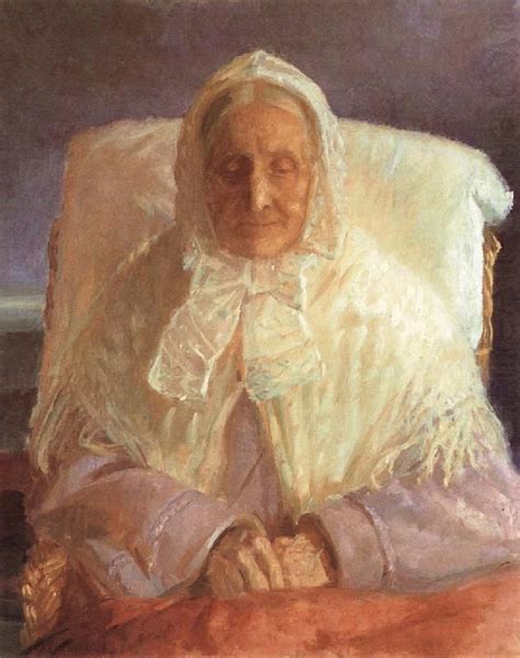 The Artist S Mother Anna Hedvig Brondum Anna Ancher Danish