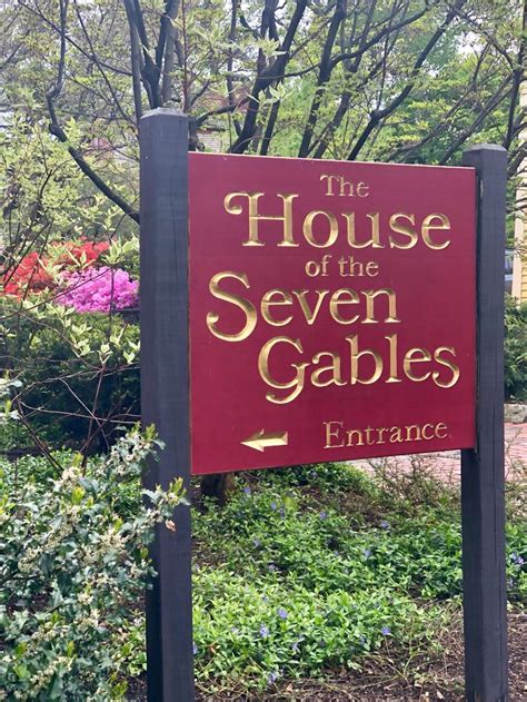 Entrance To The House Of The Seven Gables In Salem Massachusetts