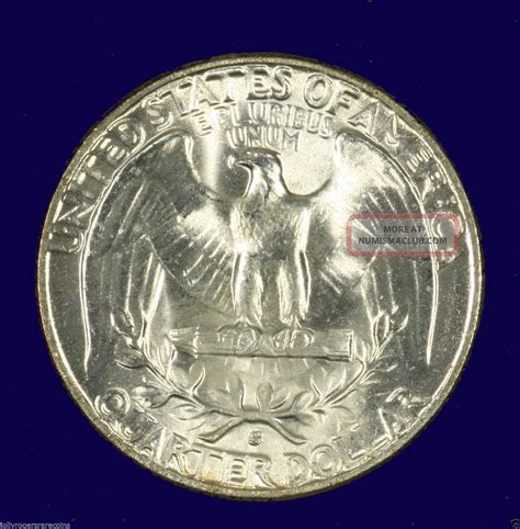 Washington Quarters Silver 1954 S Bu Ms Pq L2400