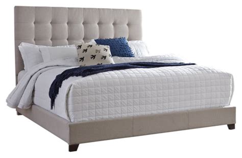 Signature Design Dolante Queen Upholstered Bed In Beige Ashley