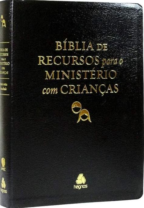 Bíblia De Recursos Para O Ministério Crianças Luxo Preta a