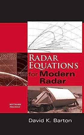 Radar Equation Hb Artech House Radar Barton David K