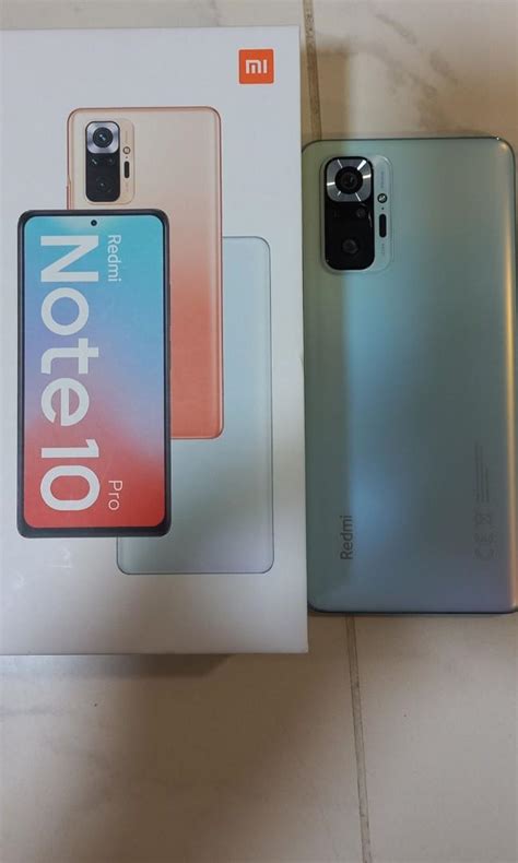 Redmi Note 10 Pro Glacier Blue 8Gb RAM 128GB ROM Mobile Phones