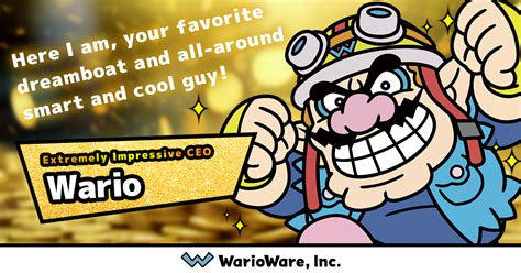 Wario Employee Showcase Warioware Inc Official Site Nintendo