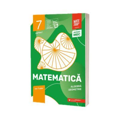 Matematica Algebra Geometrie Caiet De Lucru Clasa A Vii A Initiere