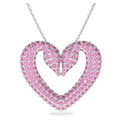 Swarovski Pendente Una Cuore Medio La Ore E Ori S R L