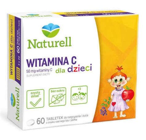 Witamina C Dla Dzieci X Tabletek Do Rozgryzania I Ucia Cena