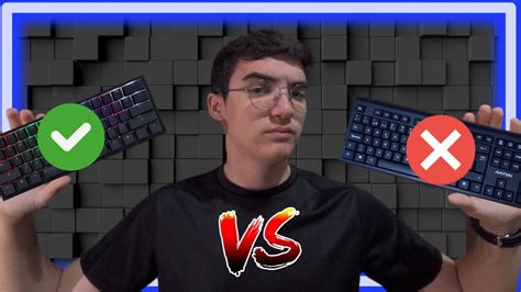 ¿teclado Mecánico Vs Membrana Youtube