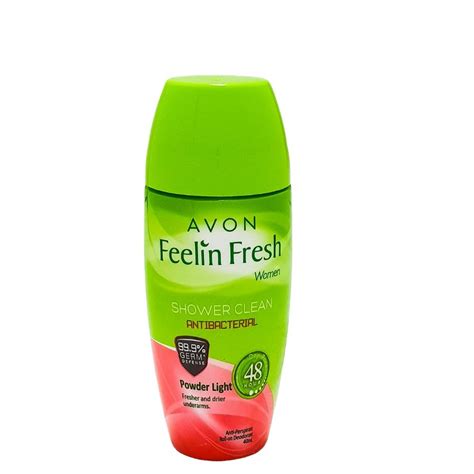 Avon Feeling Fresh Shower Clean Anti Bacterial Deodorant Roll On 40ml