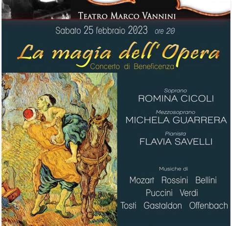 La Magia Dell Opera Al Teatro Vannini Di Ladispoli Concerto Benefico