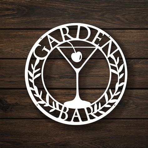 Metal Bar Sign Laser Cut Custom Indoor/ Outdoor Bar Sign Personalised ...