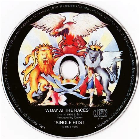 A Day At The Races Single Hits I By Queen Cd With Techtone11 Ref