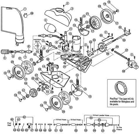 Polaris Pool Cleaner Parts Diagram Polaris Pool Clea