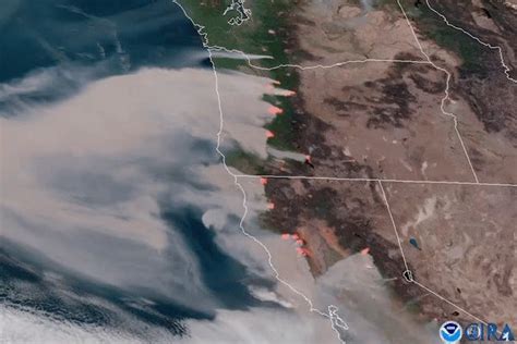 Nasa Images From Space Show Devastation And Spread Of West Coast Fires Business Insider