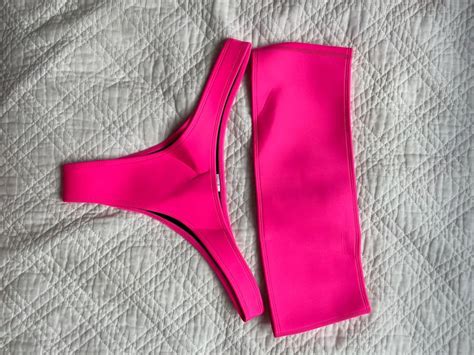 Hoaka Swimwear Bikini Neonpink Gr Xl Kaufen Auf Ricardo