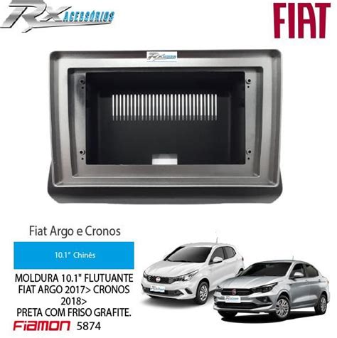 Moldura Fiamon Flutuante Polegadas Fiat Argo Em Diante E