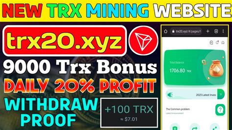 🤑new Trx Mining Website 💰 Best Trx Mining Platform 2023 Tron Mining