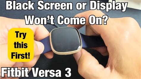 Fitbit Versa 3 Troubleshooting