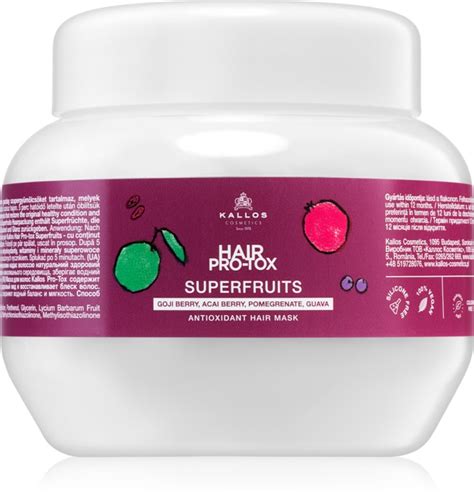 Kallos Hair Pro Tox Superfruits regenerační maska pro unavené vlasy bez