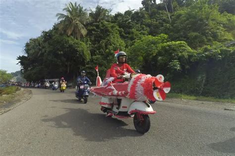 10 Potret Motor Hias Ini Cocok Untuk Parade Pawai Hut Ri Ke 78 Ada