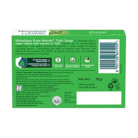 Buy Himalaya Pure Hands Tulsi Soap Fortified With Pure Tulsi Extract