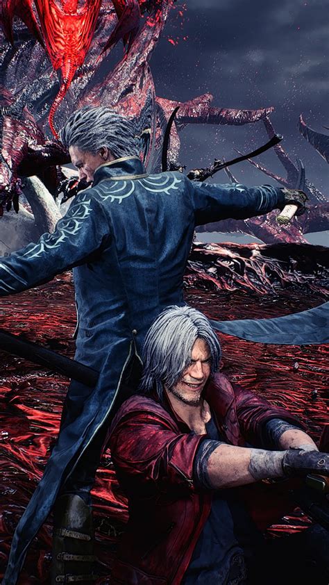 Vergil And Dante Devil May Cry 5 4k Visual Arts 1080x1920