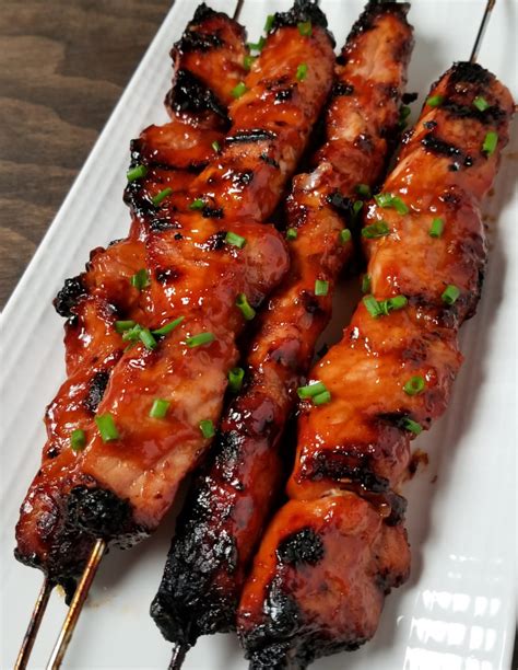 BBQ Pork Skewers with Filipino BBQ Marinade - Amanda Cooks & Styles