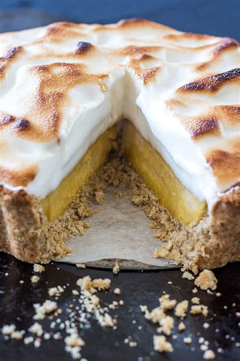 Vegan apricot meringue pie | Quite Good Food