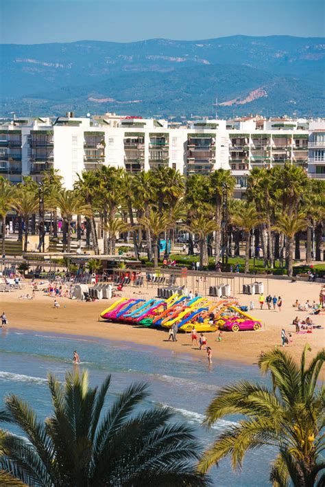 Salou Tarragona Spain April Water Attractions On The