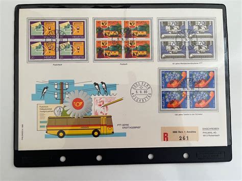 Luxus Brief PTT Serie 1980 FDC 4er Block Satzbrief Kaufen Auf Ricardo